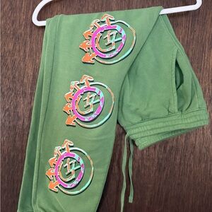 Blink 182 Logo Green Joggers